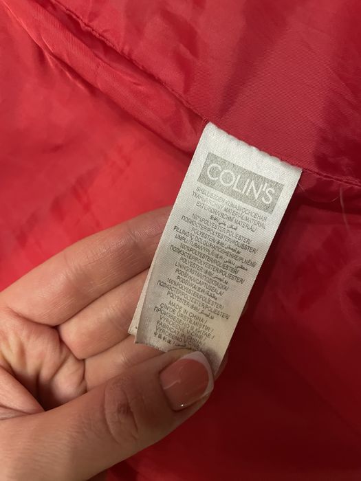 Куртка зимова червона