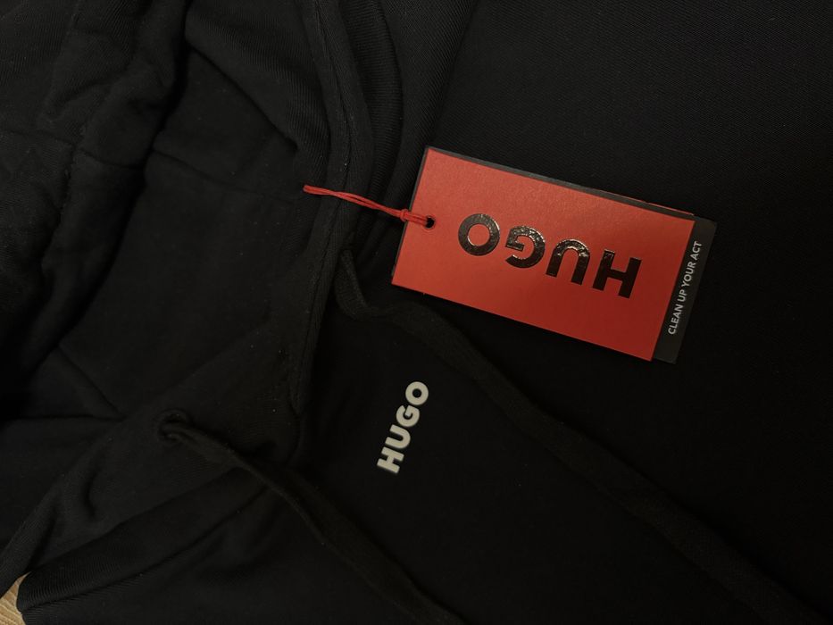 Худі HUGO Boss GO CIRCULAR Black (Нове з бірками)