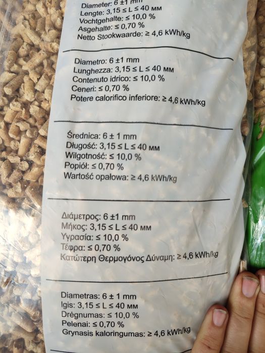 Pellet pelletpremium  A1 iglasty jasny
