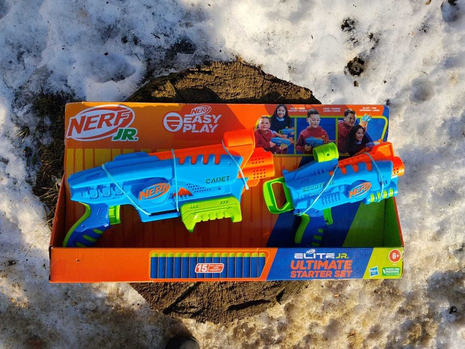 NOWY! Zestaw Nerf Junior Cadet + Scoutfire + bonus