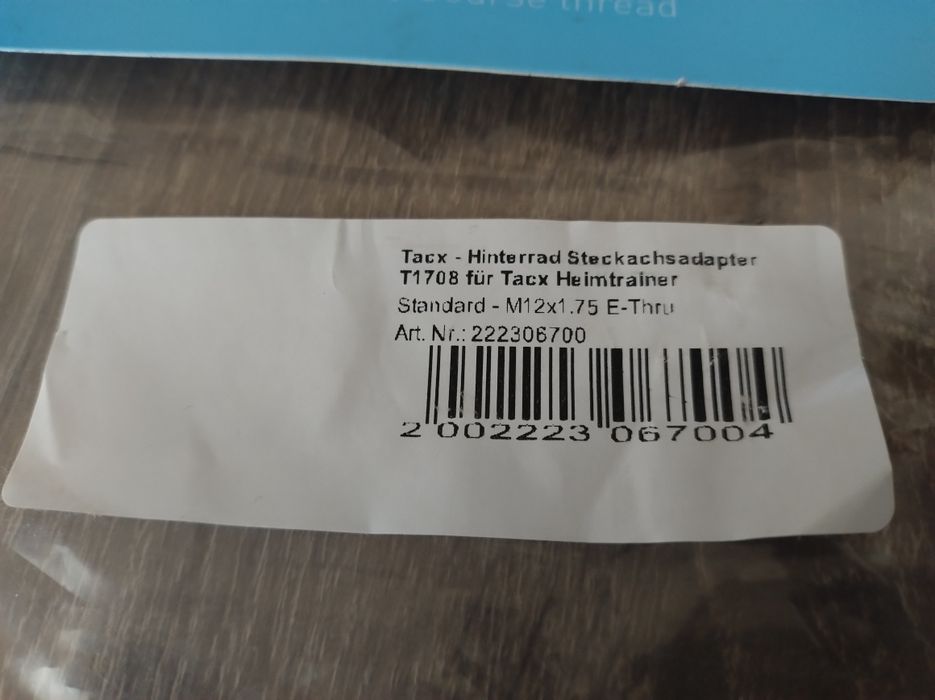 Garmin Tacx® T1708 Trainer-Axle M12x1.75 for E-Thru