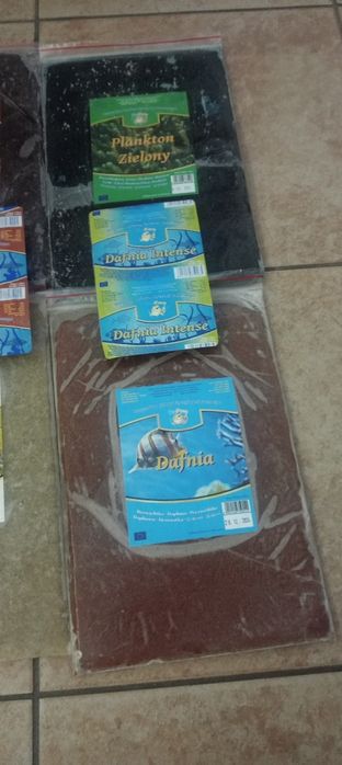 Pokarm mrożony  dla rybek
