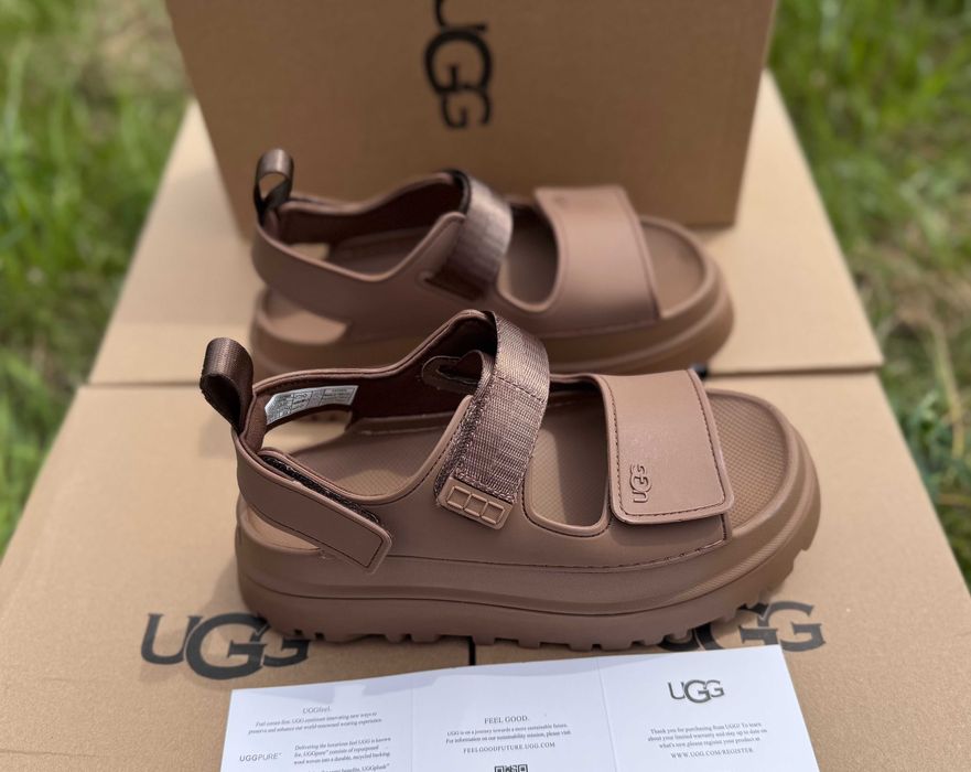 ОРИГІНАЛ / Босоножки Ugg Goldenglow Sandals Brown / Угги / Босоніжки Угг/ Уггі Сандалі
