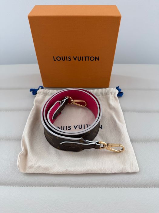 Alça Louis Vuitton Bandoulière Monogram / Hot Pink (Ref: J02285 D.Code:BC2178) - Original & Muito Bom Estado