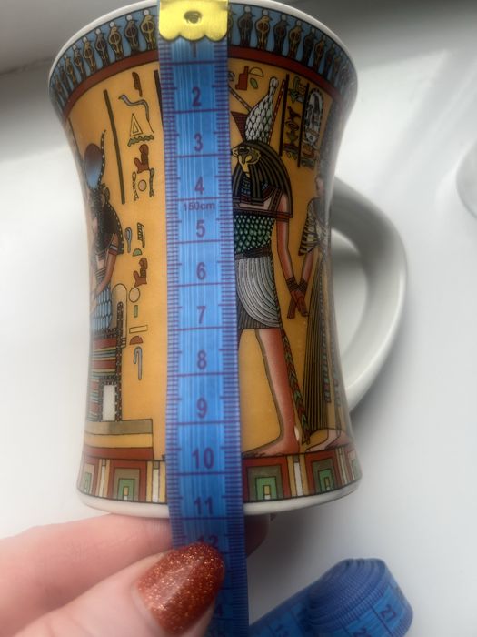 Чашка керамическая с египетским дизайном