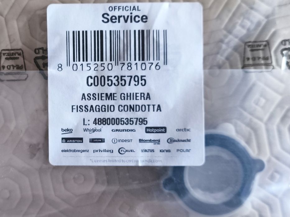 Porca de fixação conduta de lavagem