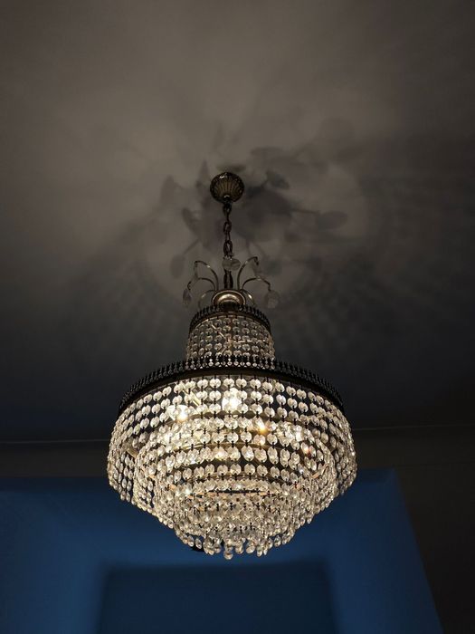 Candeeiro de cristal antigo