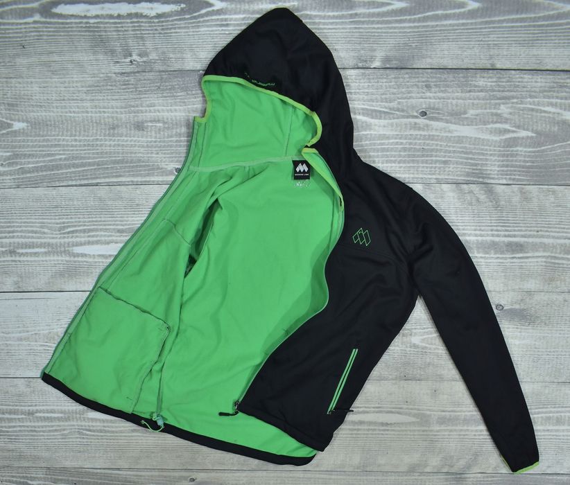 Missing Link Czarna Techniczna Kurtka Męska Softshell L