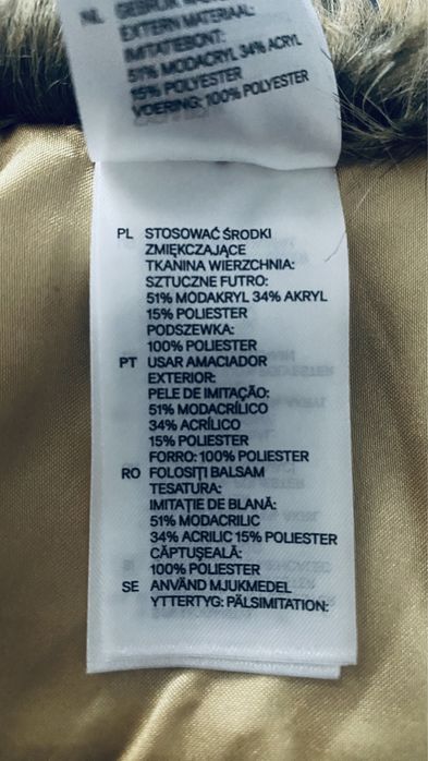Kołnierz sztuczne futerko H&M
