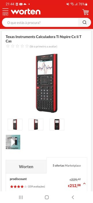 Texas instruments ti nspire cx lI T cas