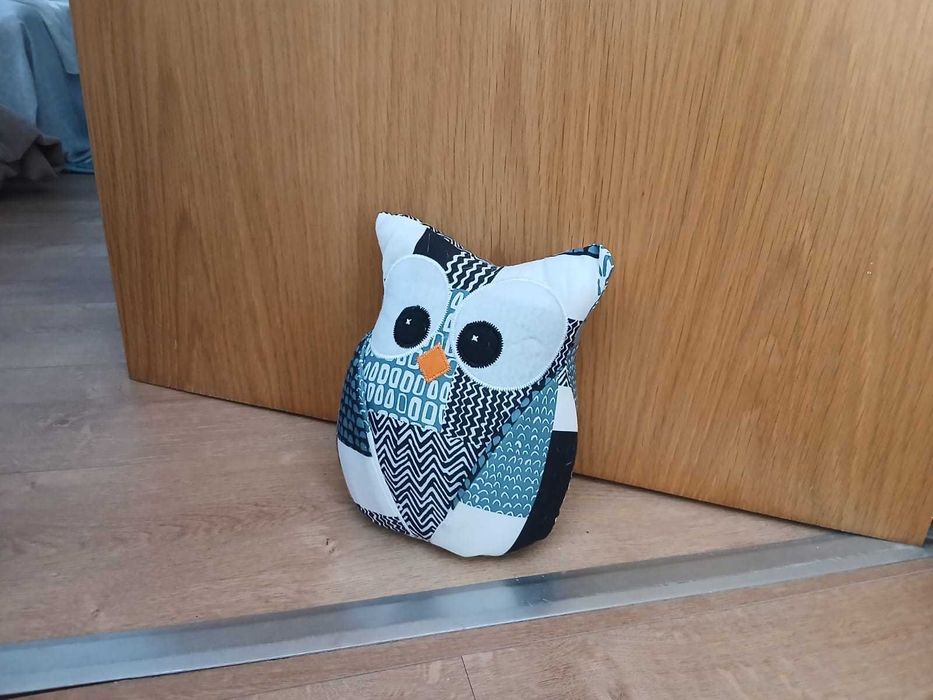 Cute owl door stopper | Batente de porta em forma de coruja