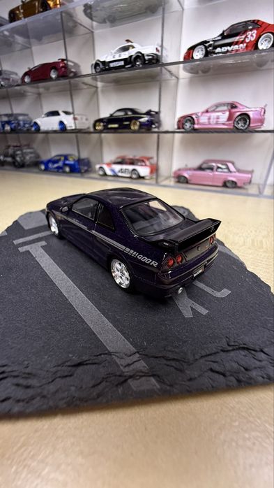 Tomytec 1/64 Nissan Skyline R33 400R Purple LV-N305e