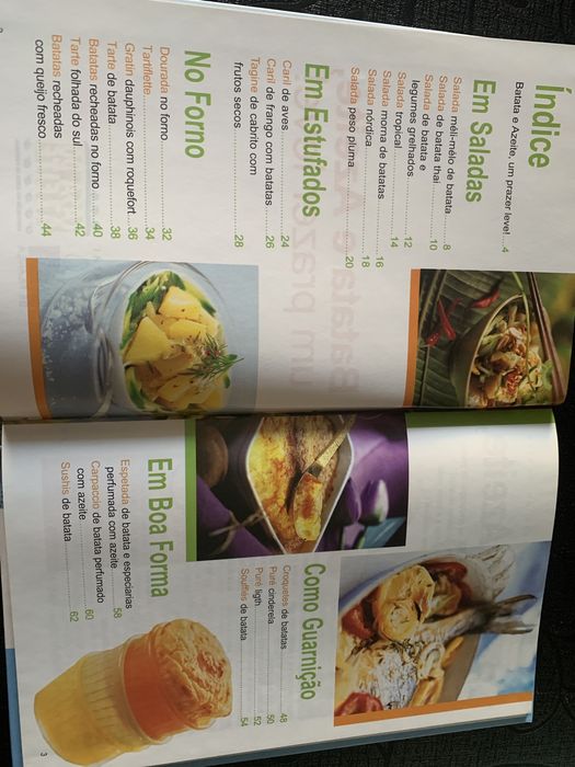 Livro receitas “ Batata e Azeite, um prazer leve!”