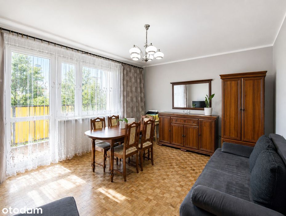 3 pokoje z dużym balkonem | 1piętro | Widok na zieleń | Zielony Dębiec