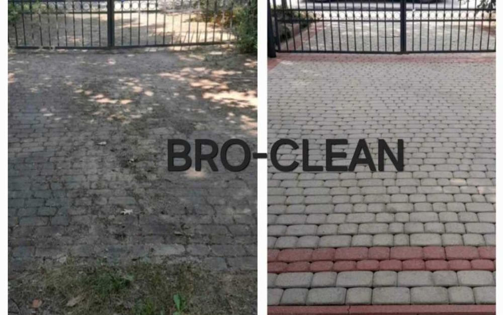 Mycie kostki brukowej,elewacji,płotów,tarasów...