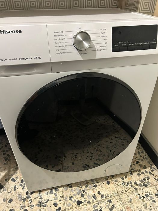 Maquina lava e seca hisense