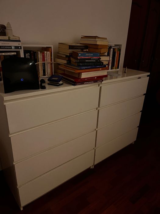 Cómodas gavetas camiseiro