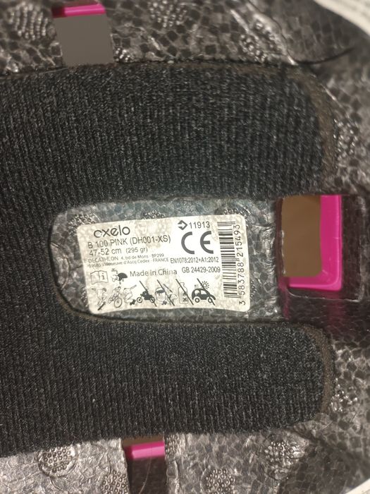 Capacete bicicleta rosa