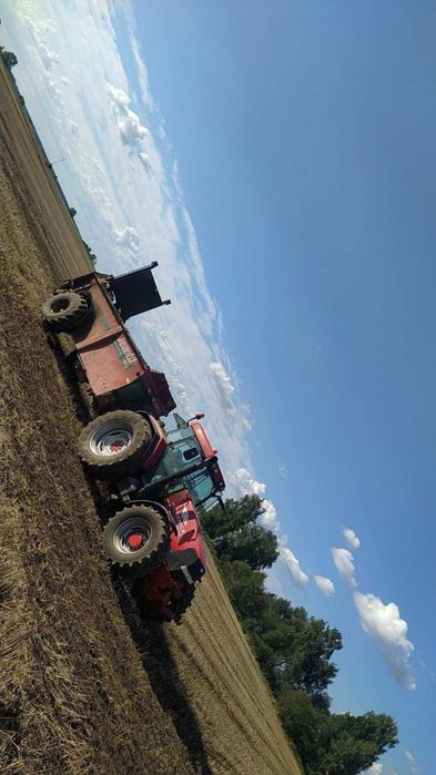 Wywóz obornika/ załadunek