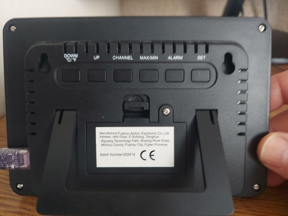 Багатофункціональна бездротова метеостанція AN0927C  із 3-мя зовнішнім