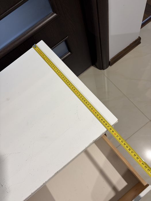Szafka RTV IKEA Hemnes biała dwie szuflady 124cm