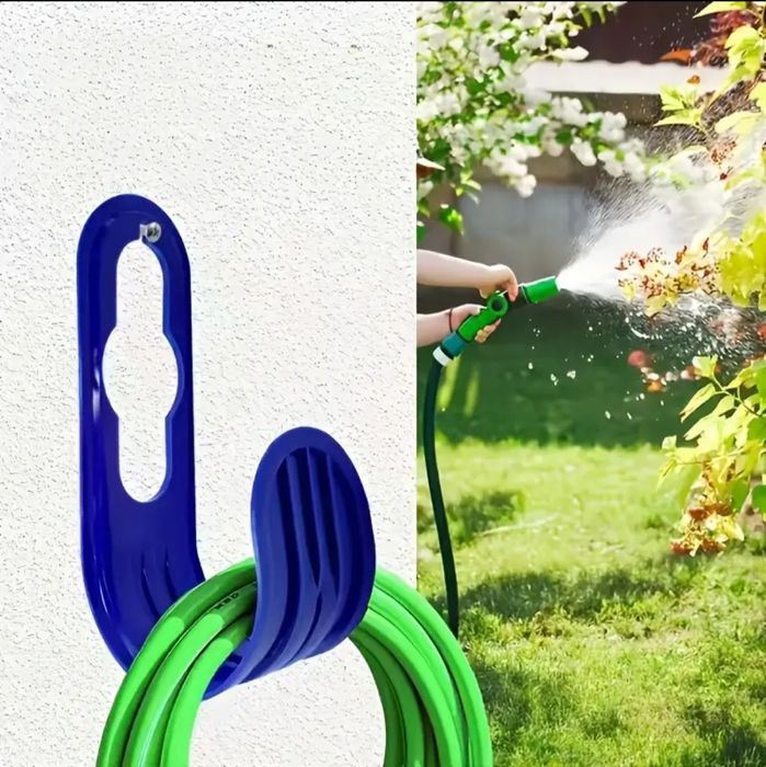 Uchwyt naścienny na wąż ogrodowy