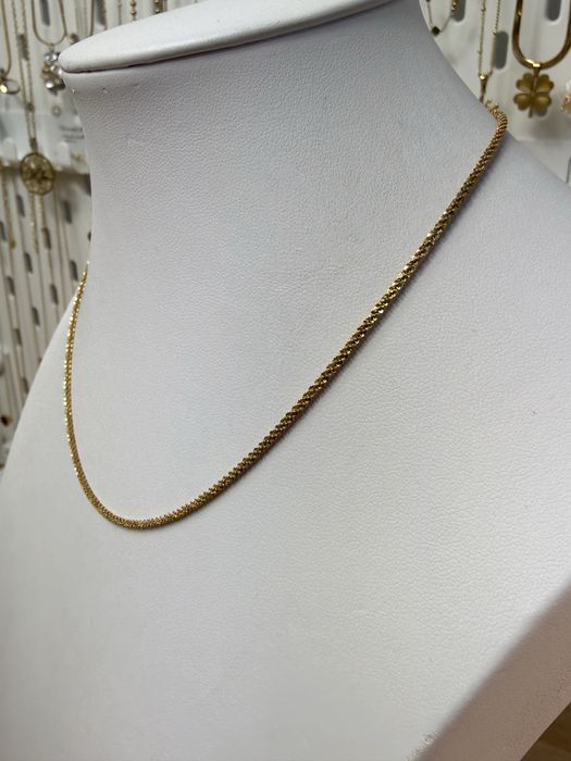 Złoty łańcuszek stal chirurgiczna 40+5 cm