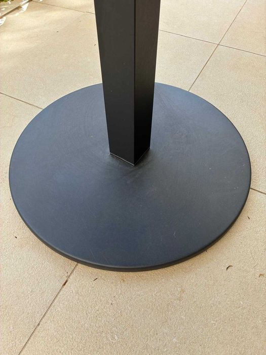 Mesa Jardim aluminio redonda dobravel