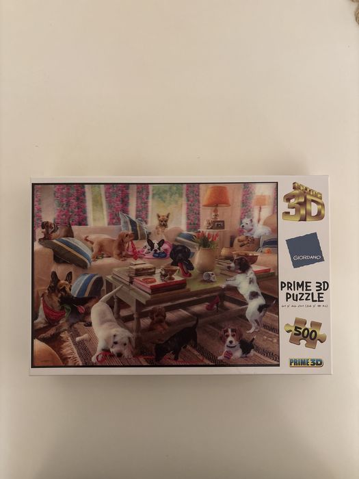 Puzzle 3 d 500 elementów giordano pieski