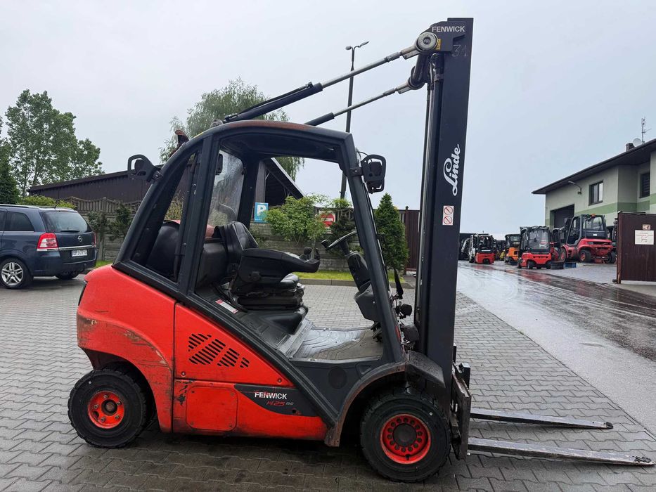 wózek widłowy LINDE H25T-02 EVO 2500kg 2016r Triplex 6.50m silnik VW LPG