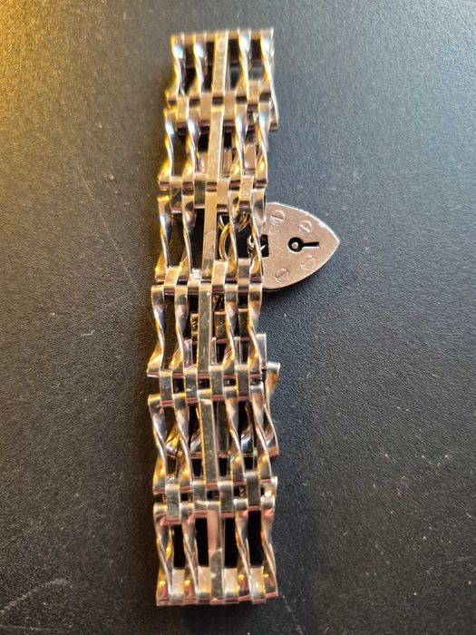 Srebrna damska branzoletka bróba 925 Sterling 16 gr