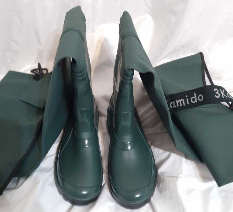 3Kamido Botas de pescadores de coxa Tam 40