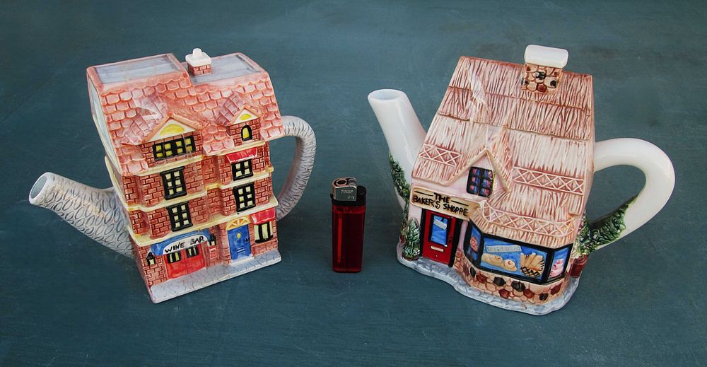 Lote de Bules Ingleses / 10 Blues Decorativos dos anos 80/90