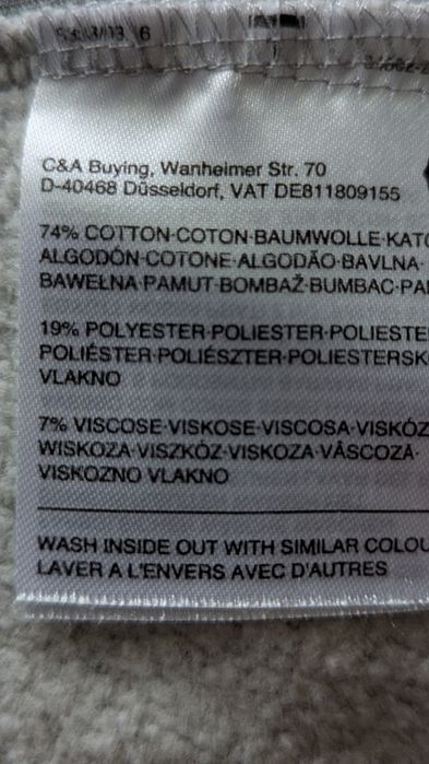 Bluza męska L bez kaptura
