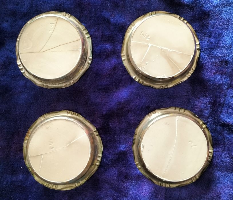 4 Bases de copos /Manjólicas com Azulejo