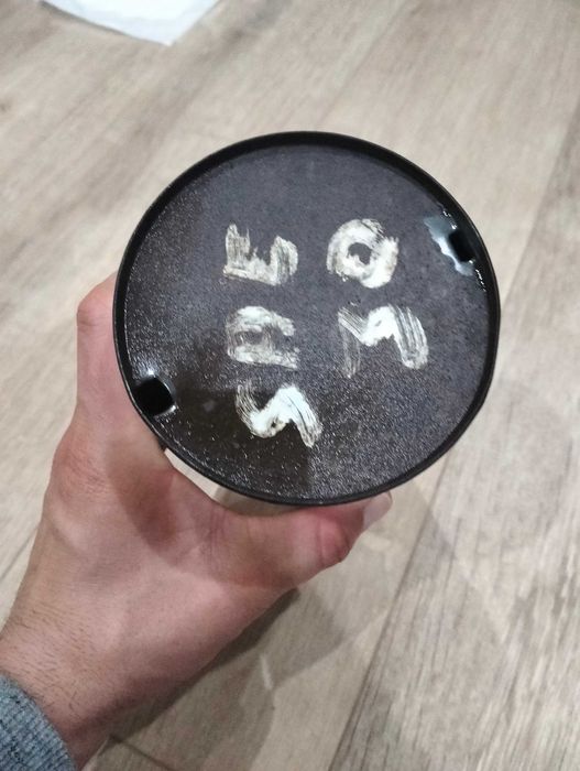 Lata óleo antiga Columbia