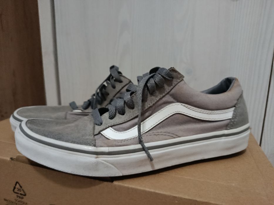 Buty męskie Vans szare stan dobry