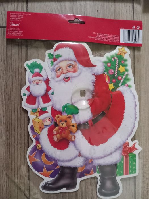 Naklejki świąteczne 4 sztuki nowe