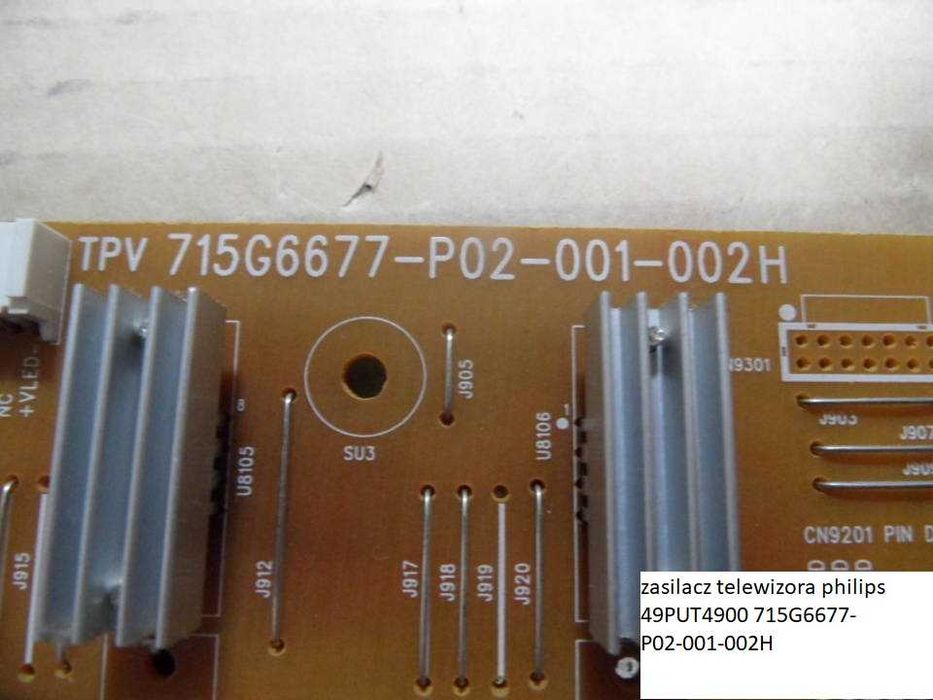 zasilacz telewizora philips 49PUT4900