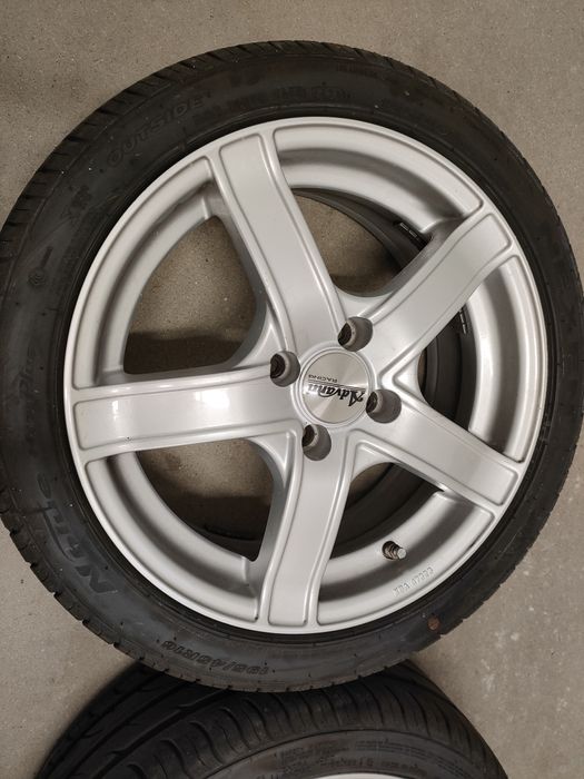 Alufelgi 16" 4x100 6.5J ET39 + opony letnie 2023