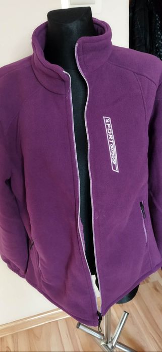 Fioletowa damska bluza polarowa 5XL 50 nowa