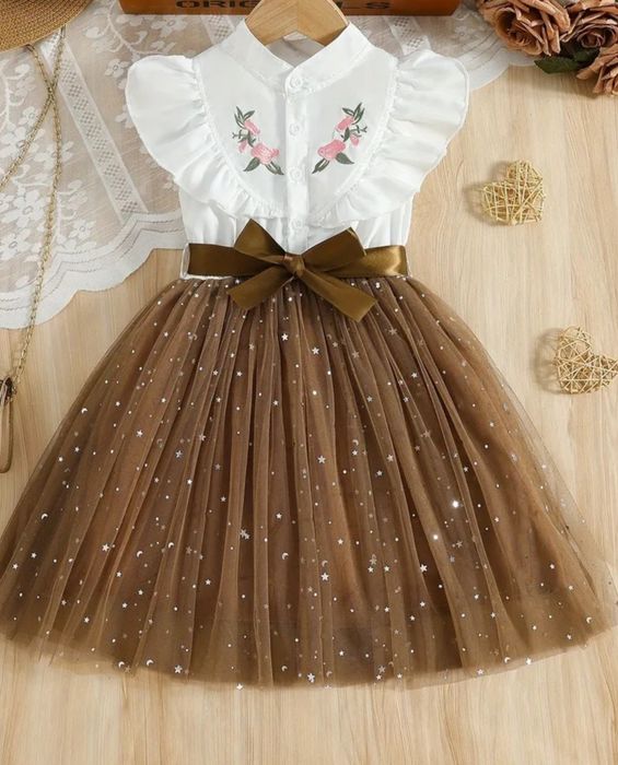 Sukienka z tiulem 134