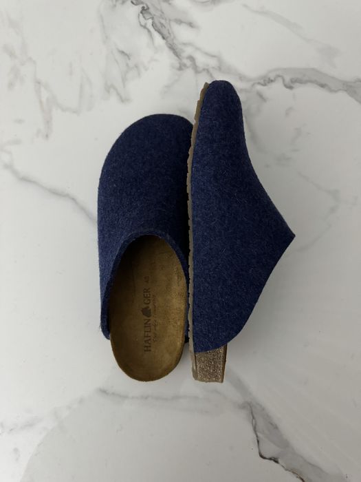 Німецькі натуральні домашні тапки, з войлока.