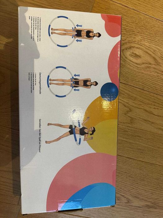 Hula hoop, 8 części zdejmowane, skakanka gratis
