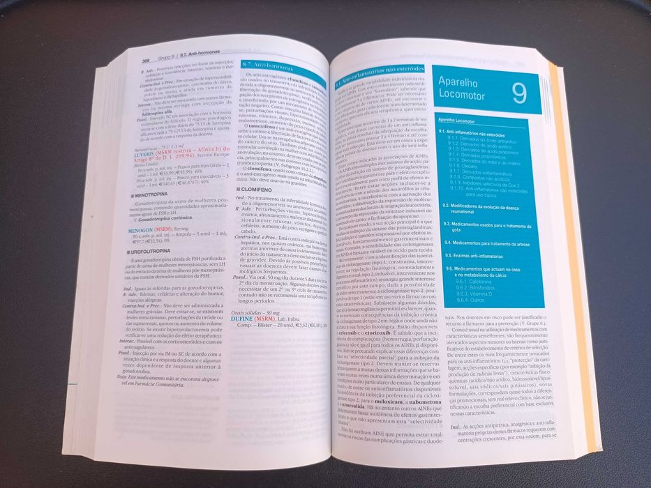 Livro "Prontuário Terapêutico", de Infarmed