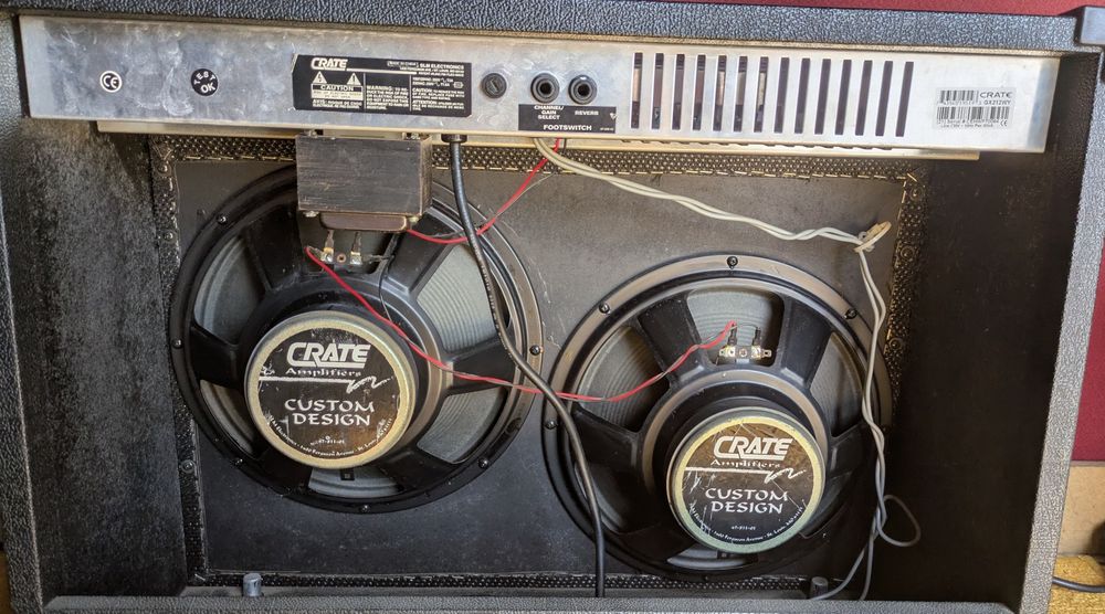 Vendo ou troco Crate GX-212  115-watt 2x12" speakers
