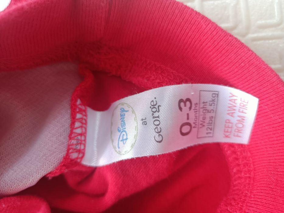 Bluza z kapturem z myszką Minnie,George 0-3 miesiące