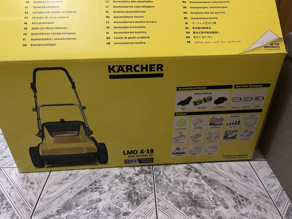 Kosiarka Karcher bezprzewodowa  LMO 4-18 dual battery