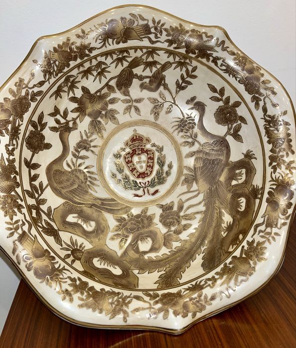 Conjunto Porcelana Brasão Portugal - Obra Prima