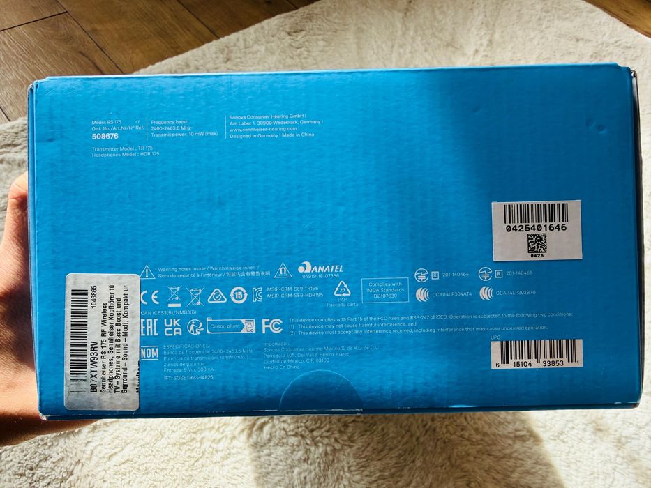 Słuchawki bezprzewodowe wokółuszne Sennheiser RS 175